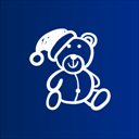 snow bear christmas clip art icon